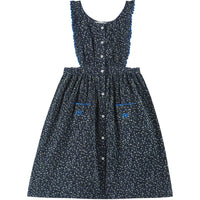 Emile et Ida Blue Floral Apron Dress