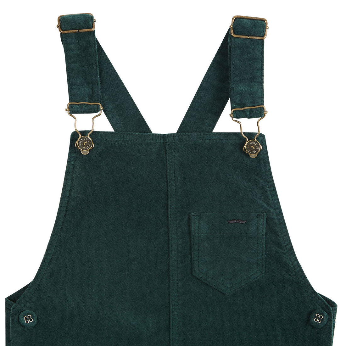 Emile et Ida Cedar Velour Salopette