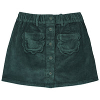 Emile et Ida Cedar Velvet Flower Pocket Skirt