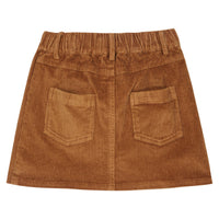 Emile et Ida Walnut Velvet Flower Pocket Skirt