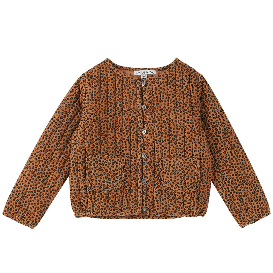 Emile et Ida Leo Caramel Quilted Jacket