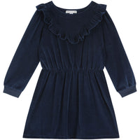 Emile et Ida Marine Velvet  Dress