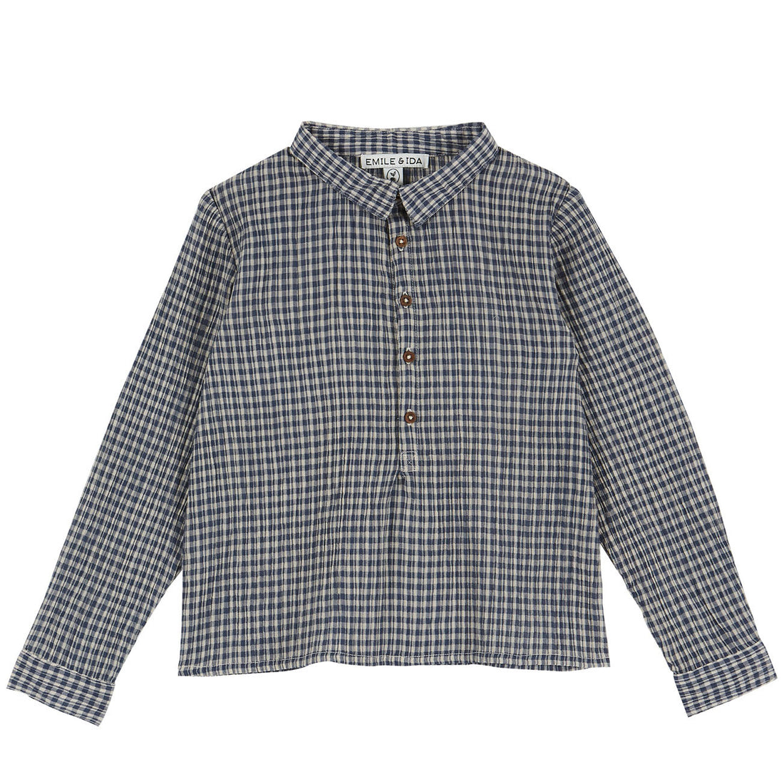 Emile et Ida Indigo Check Kurta