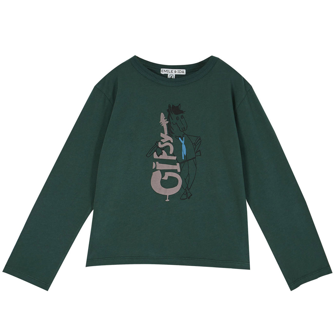 Emile et Ida Cedar Gipsy Long Sleeve Tee