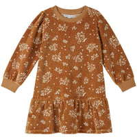 Emile et Ida Walnut Print Velvet Dress
