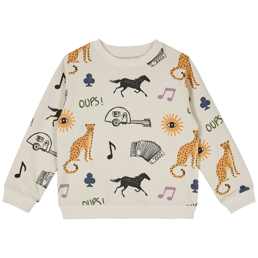Emile et Ida Ecru Bonaventure Sweatshirt