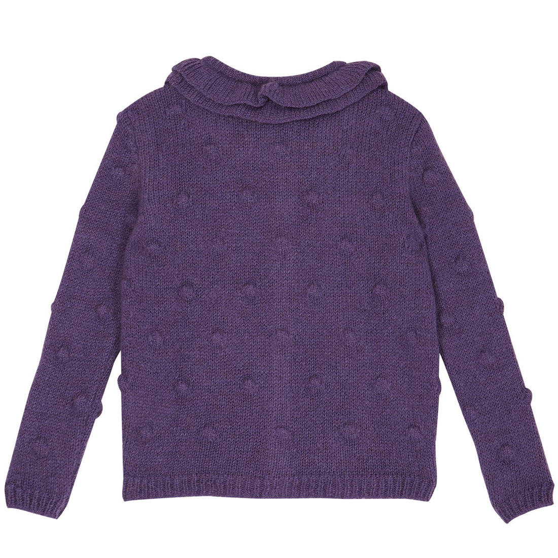 Emile et Ida Violet Double Collar Cardigan