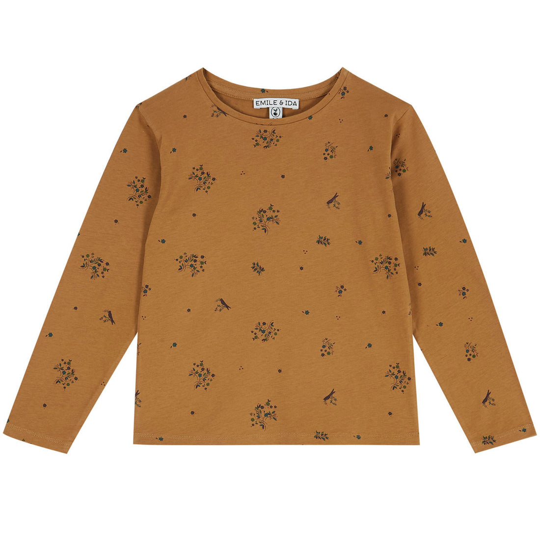 Emile et Ida Walnut Coucou Long Sleeve Tee