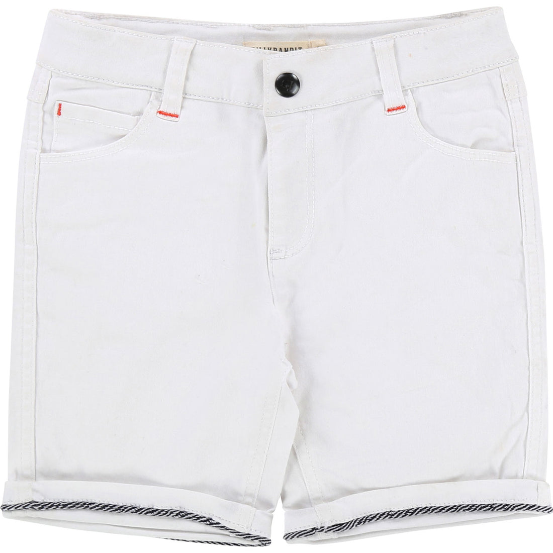 Billybandit White Twill Shorts