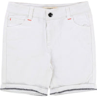Billybandit White Twill Shorts