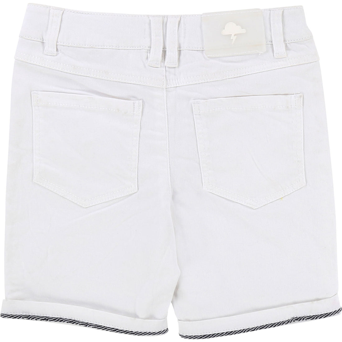 Billybandit White Twill Shorts