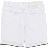 Billybandit White Twill Shorts
