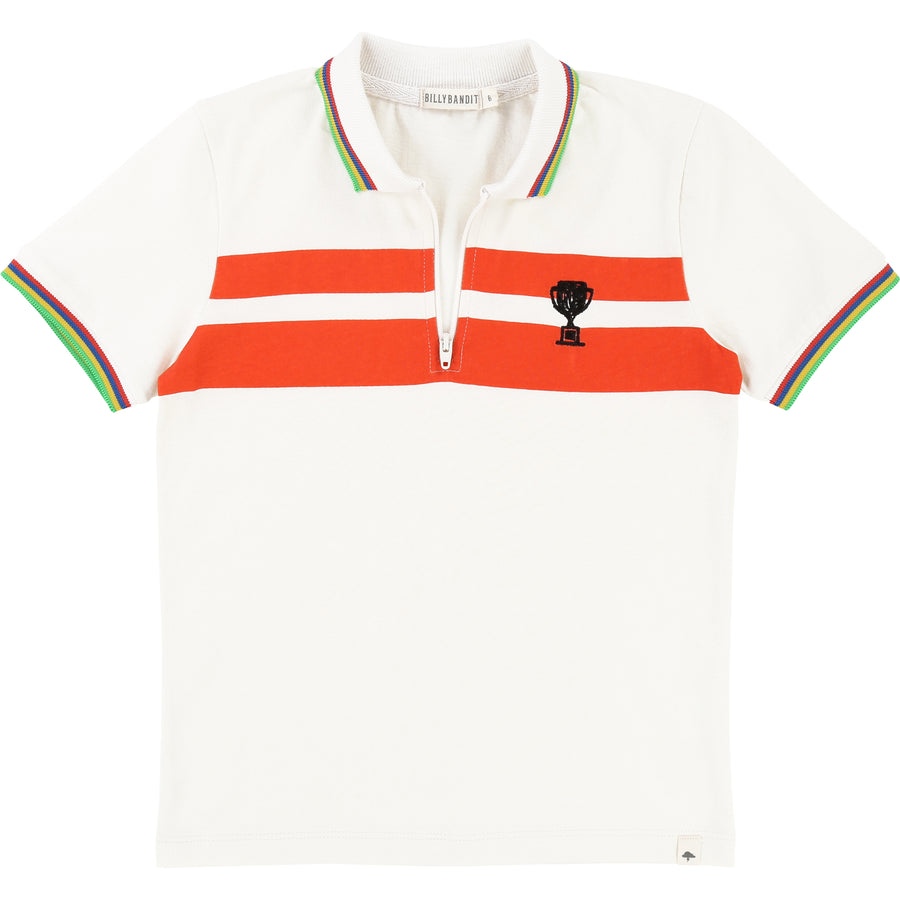 Billybandit White Jersey Polo