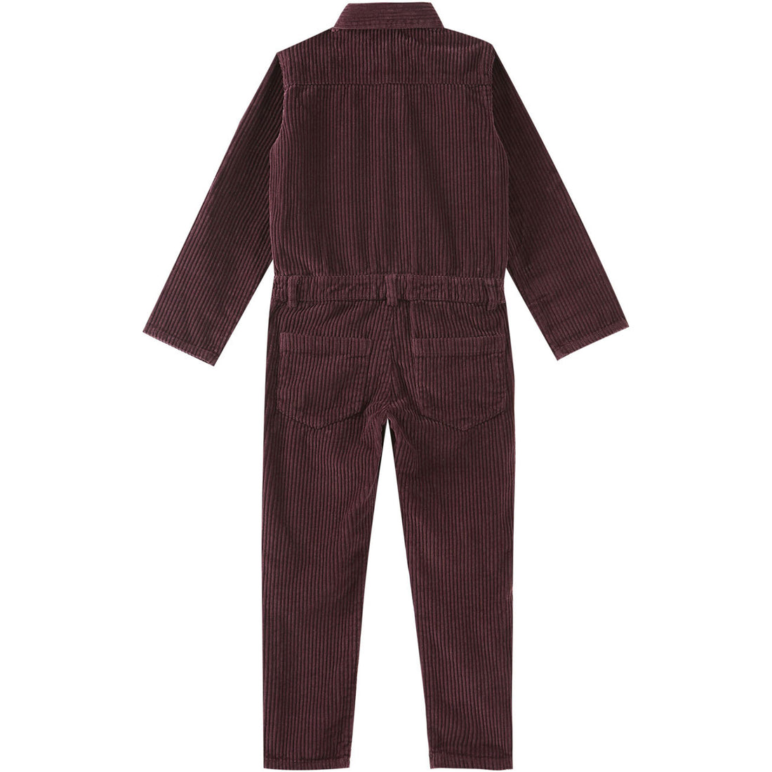 Emile et Ida Eggplant Velvet Jumpsuit