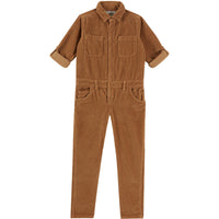 Emile et Ida Walnut Velvet Jumpsuit
