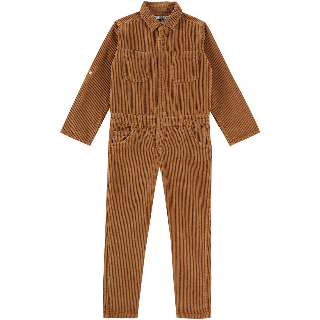 Emile et Ida Walnut Velvet Jumpsuit