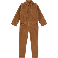 Emile et Ida Walnut Velvet Jumpsuit