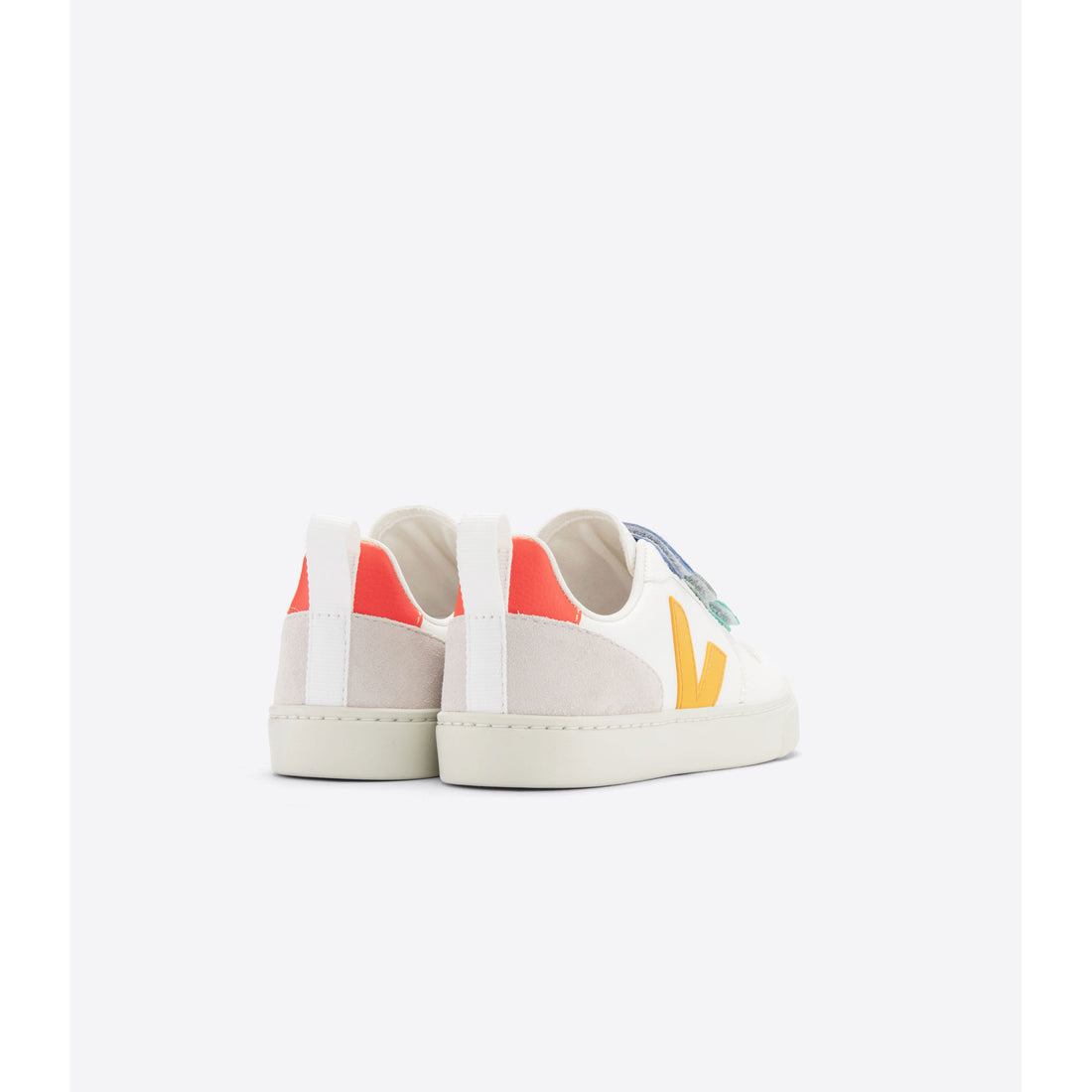 Veja Multico Extra White Ouro Small V10 Velcro Sneakers