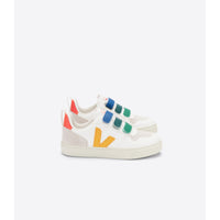 Veja Multico Extra White Ouro Small V10 Velcro Sneakers