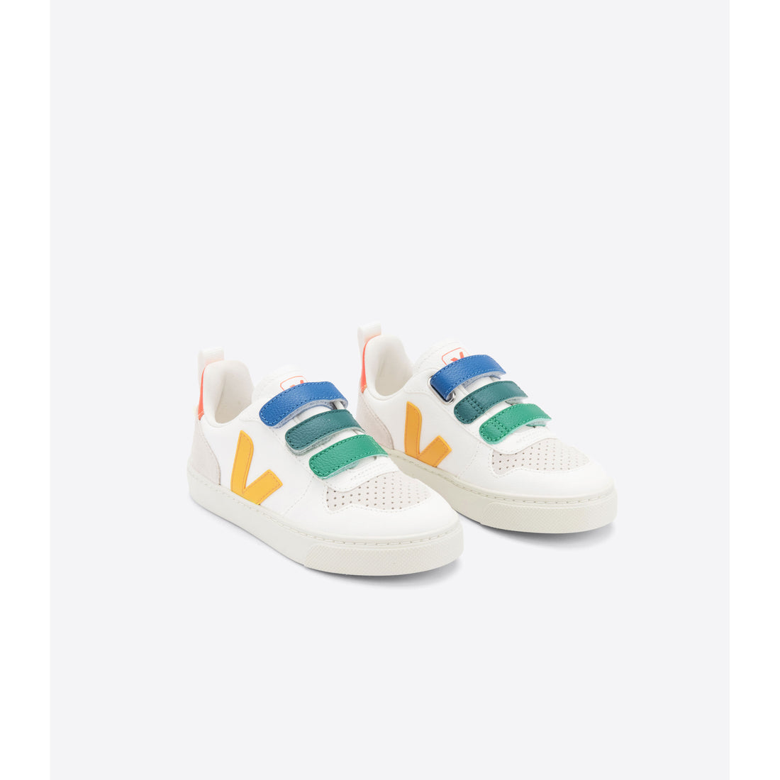 Veja Multico Extra White Ouro Small V10 Velcro Sneakers