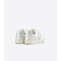 Veja White Matcha Small V10 Velcro Sneakers