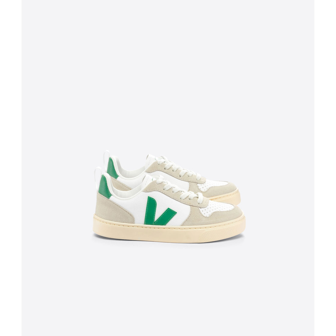 Veja Extra White Emeraude Almond Small V-10 Sneakers