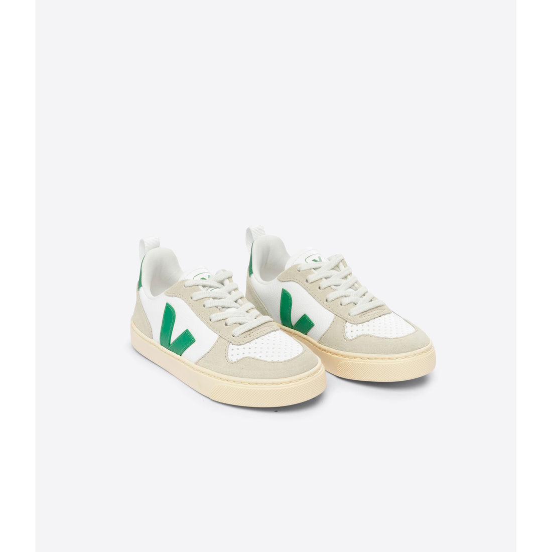 Veja Extra White Emeraude Almond Small V-10 Sneakers
