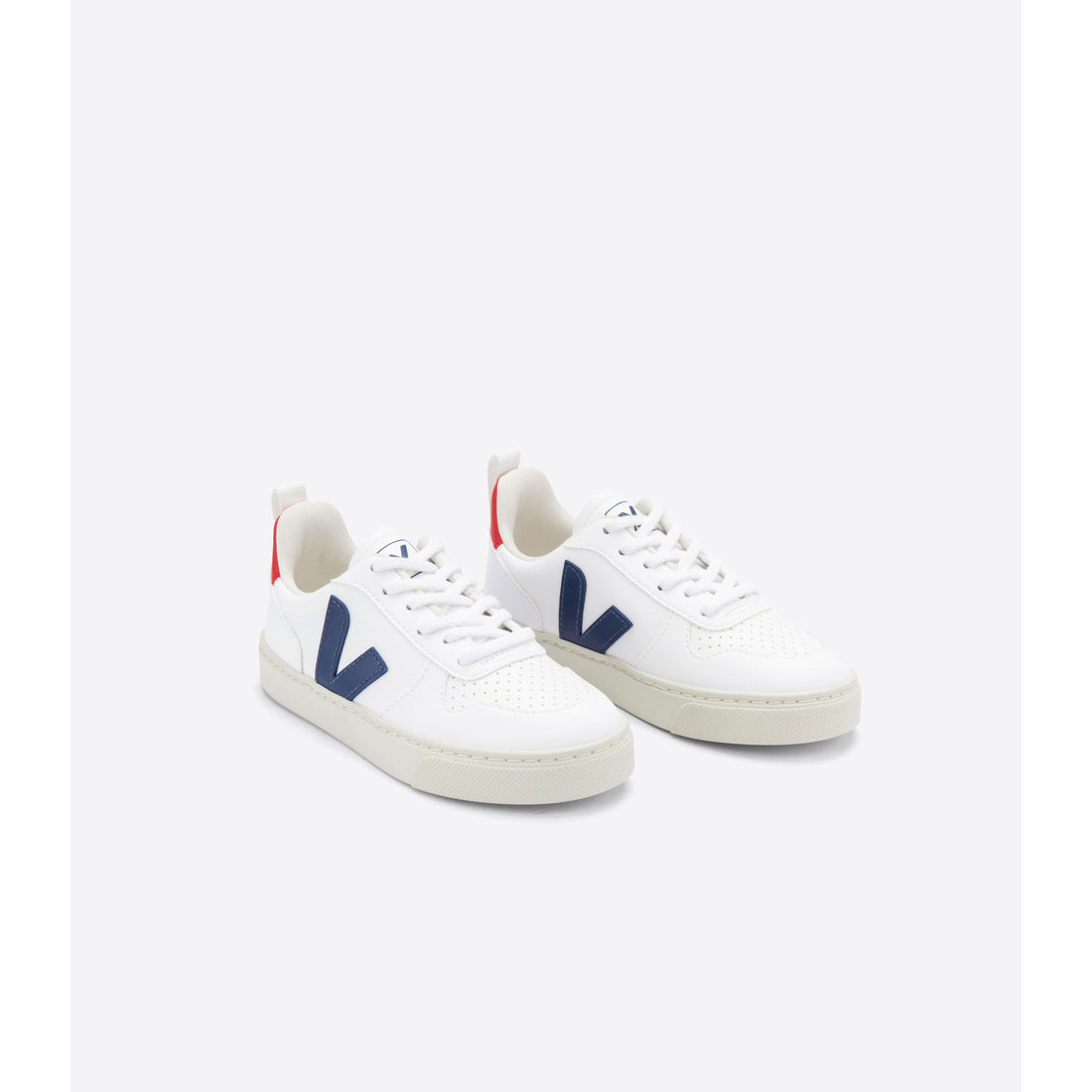 Veja White Cobalt Pekin Small V-10 Sneakers