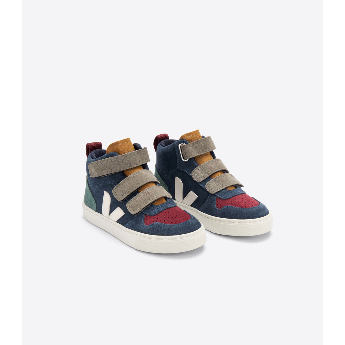 Veja Multico Nautico Cyprus Small Mid V10 Suede Sneakers