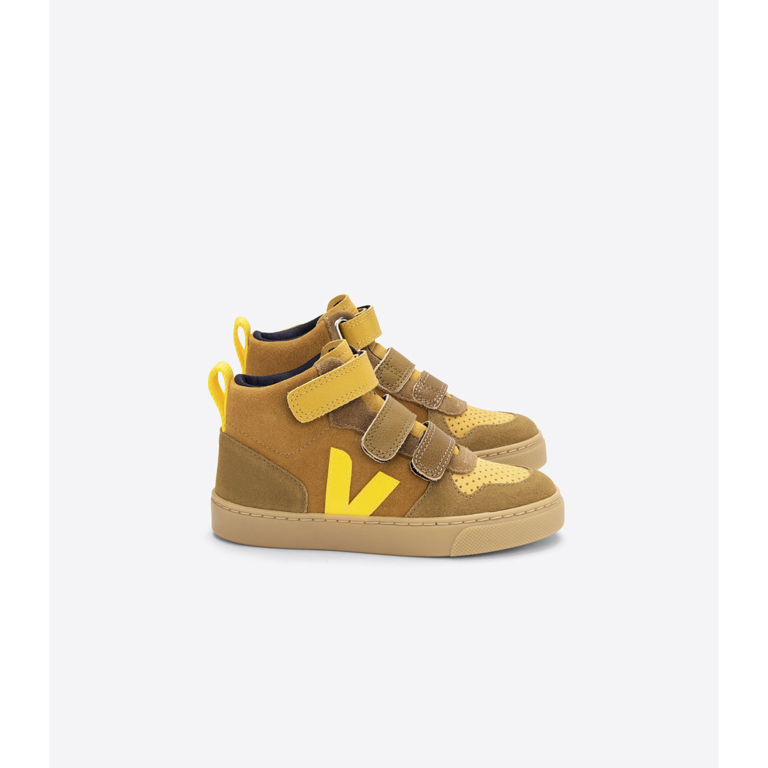 Veja Multico Camel Tonic Small V10 Suede Sneakers