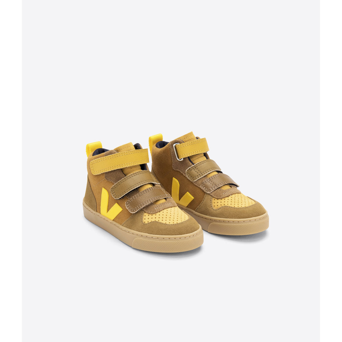 Veja Multico Camel Tonic Small V10 Suede Sneakers