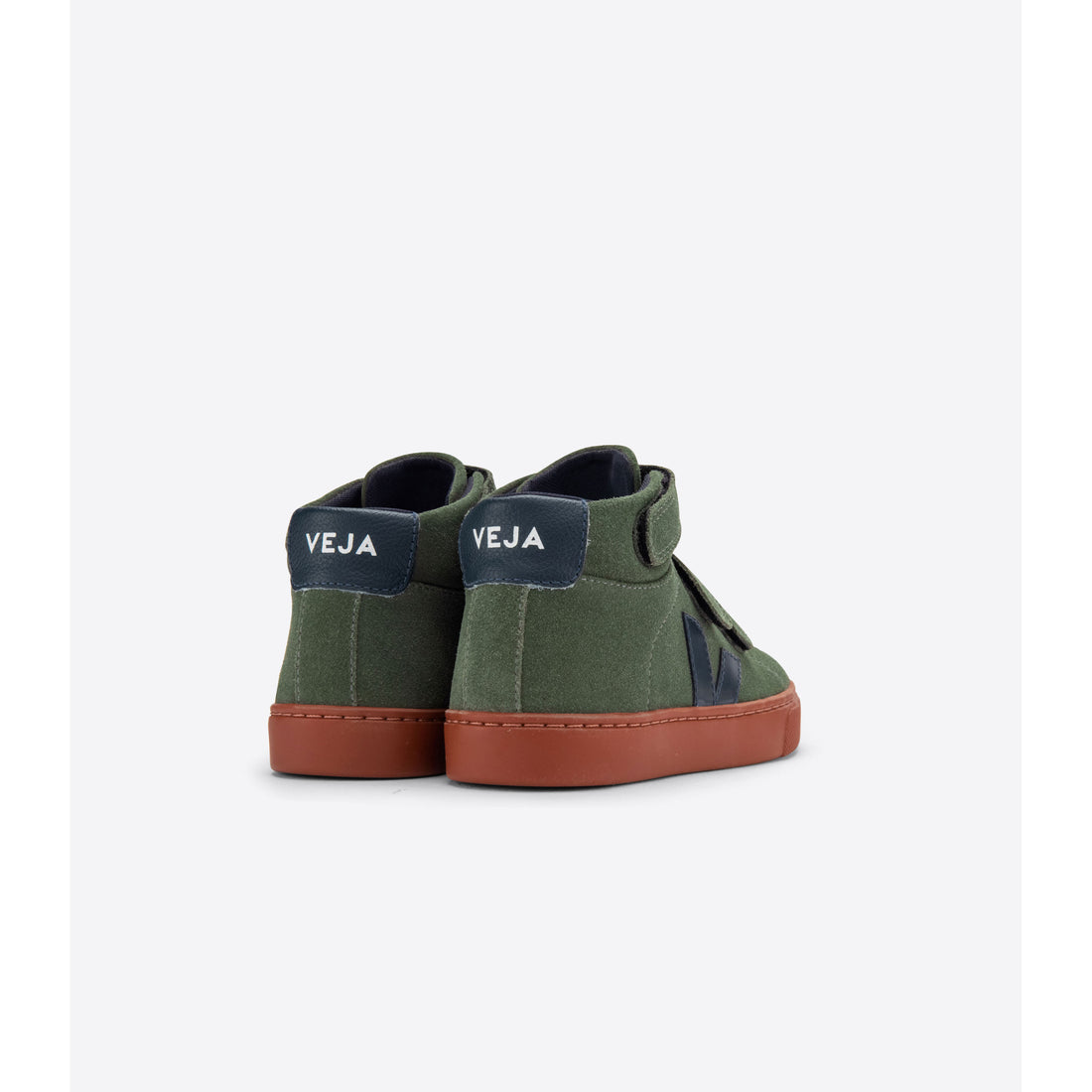 Veja Mud Nautico Rust Sol Small Esplar Mid Suede Sneakers