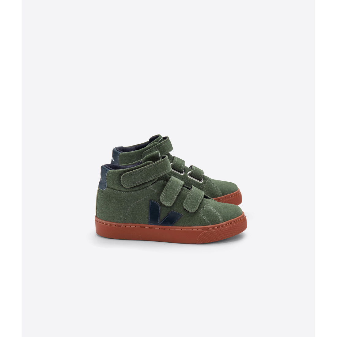 Veja Mud Nautico Rust Sol Small Esplar Mid Suede Sneakers