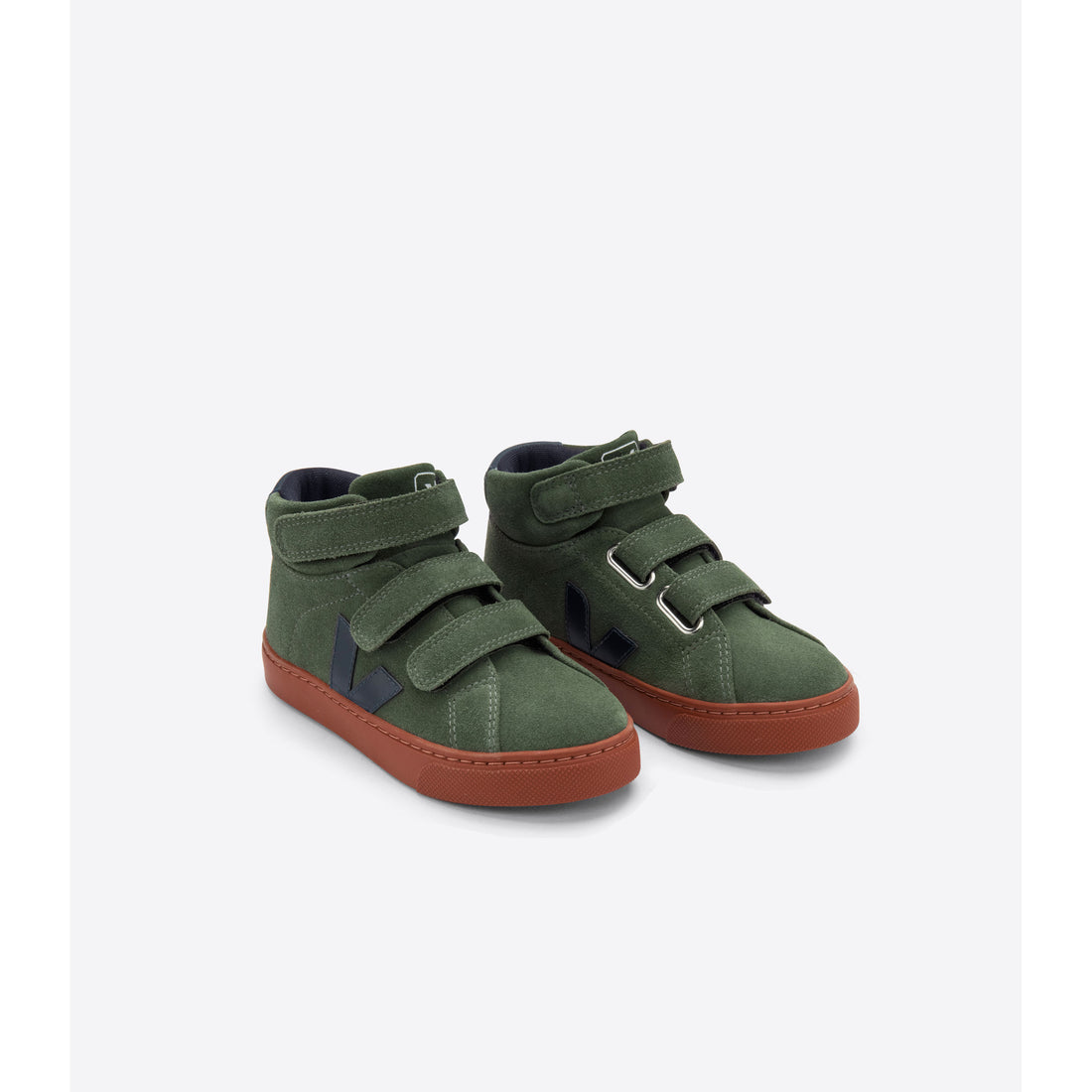 Veja Mud Nautico Rust Sol Small Esplar Mid Suede Sneakers