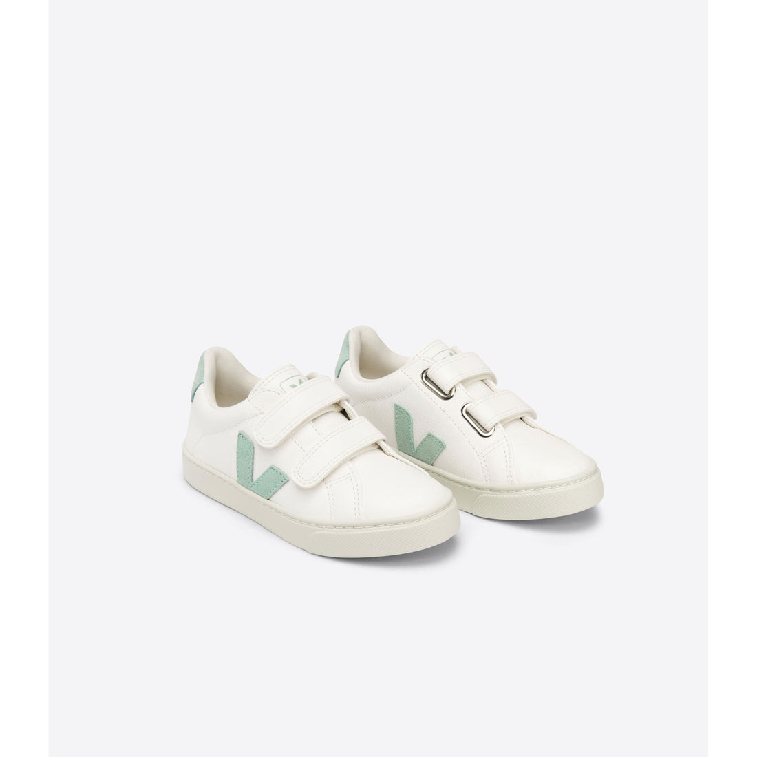 Veja Extra White Matcha Small Velcro Sneakers