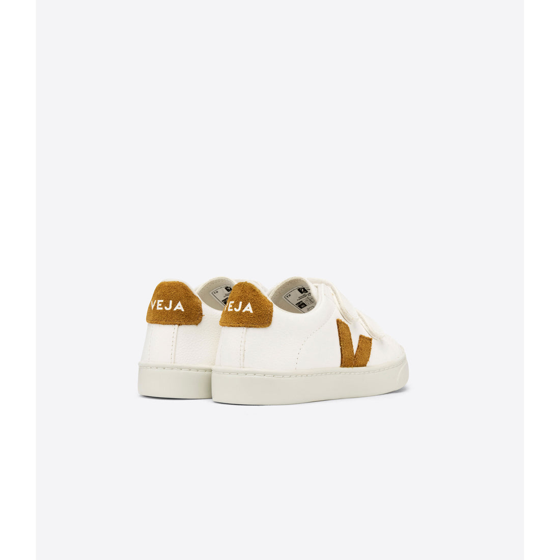 Veja Extra White Camel Small Velcro Sneakers