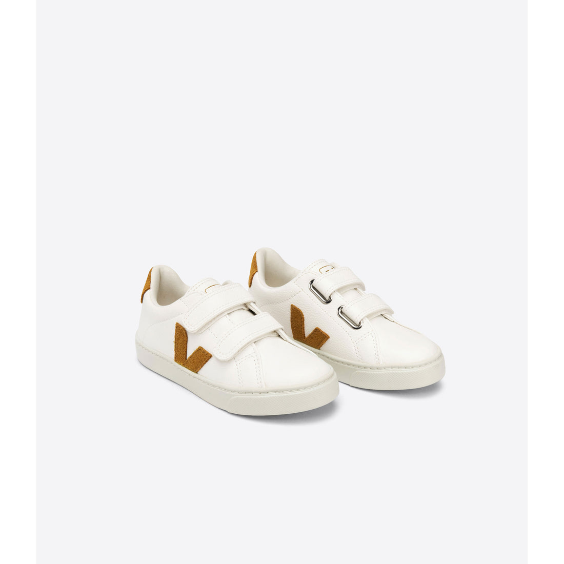 Veja Extra White Camel Small Velcro Sneakers