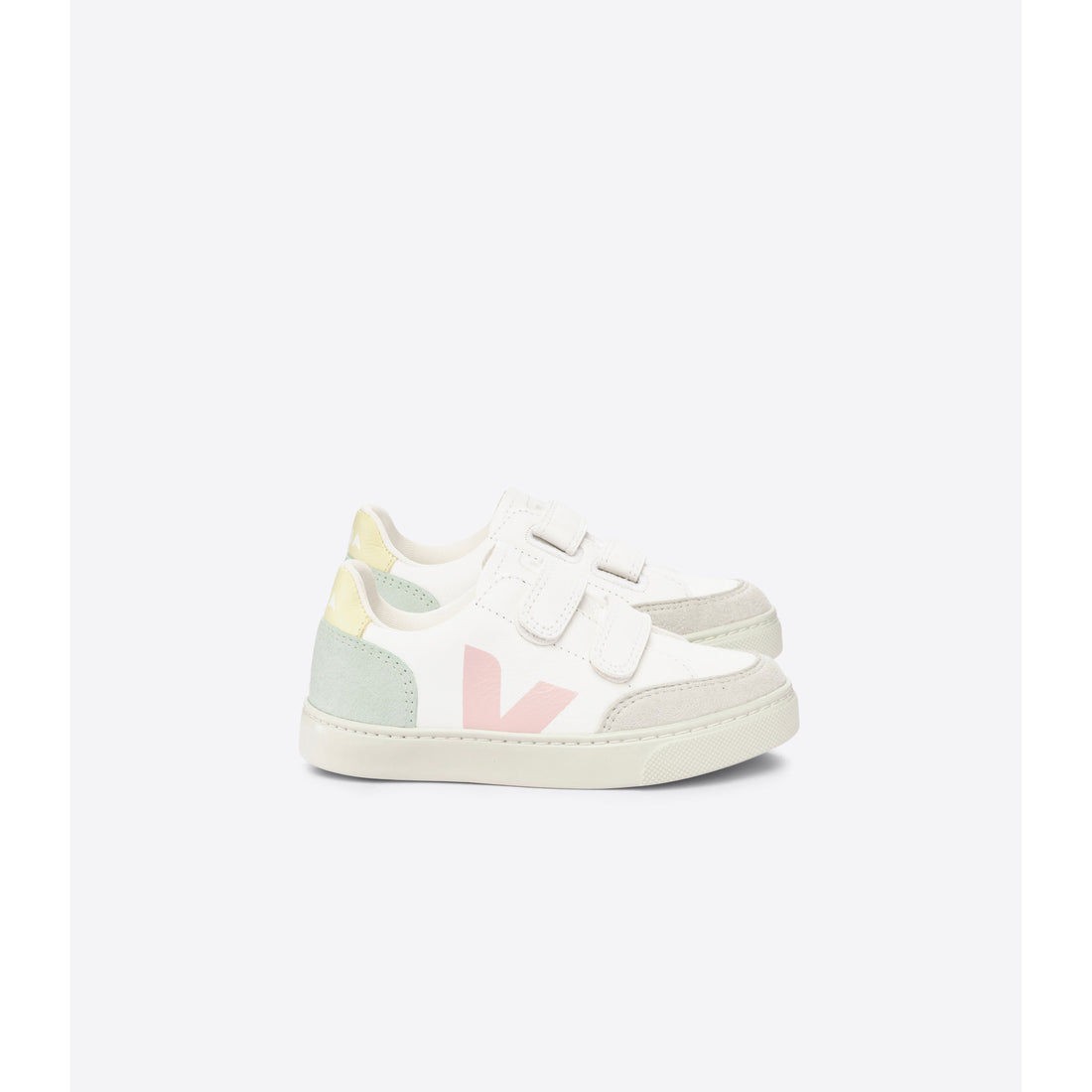 Veja Extra White Multico Jade Small V-12 Sneakers