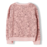 Finger in the Nose Milky Pink Simpsons Sweatshirt
