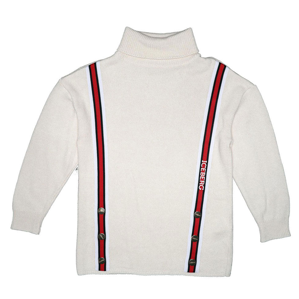 Iceberg Latte Trim Sweatshirt Dress