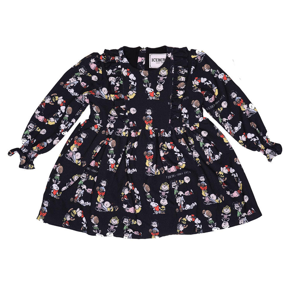 Iceberg Black Sequin Love Baby Dress