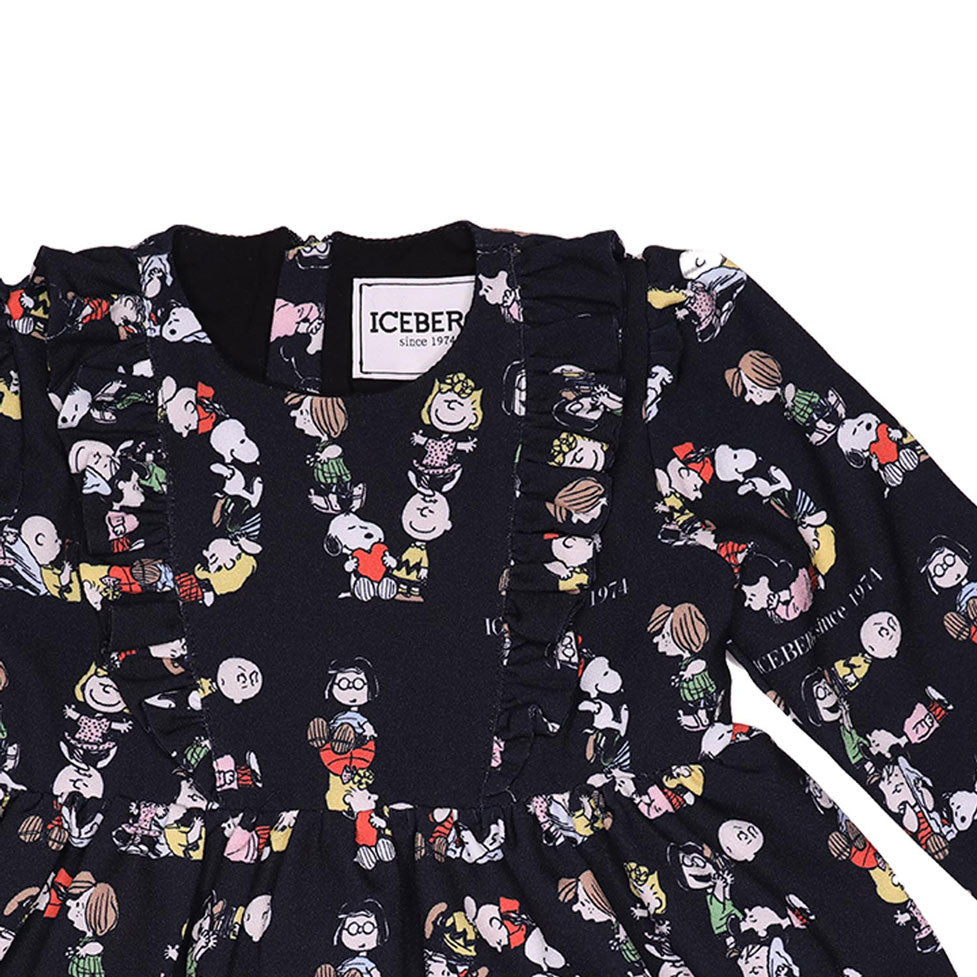 Iceberg Black Sequin Love Baby Dress