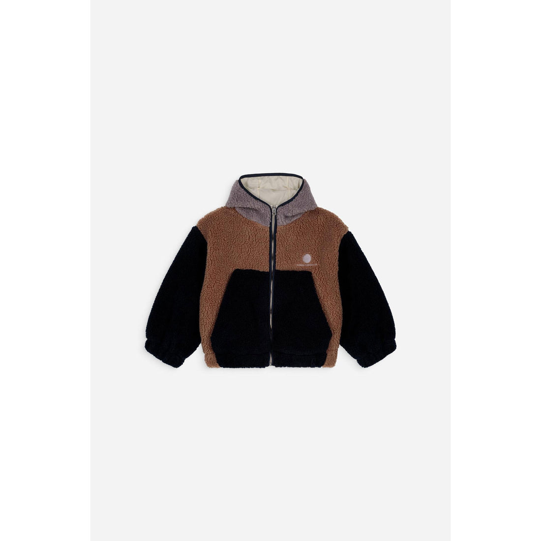 We are Kids Marron Glac� + Midnight Blue + Mouse Hadrien Jacket