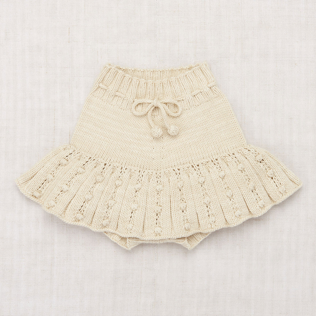 Misha and Puff Marzipan Eyelet Popcorn Skating Skirt