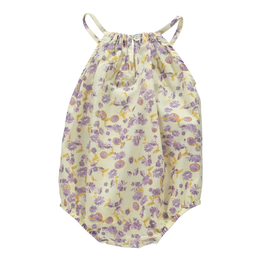 Bebe Organic Periwinkle Violet Romper