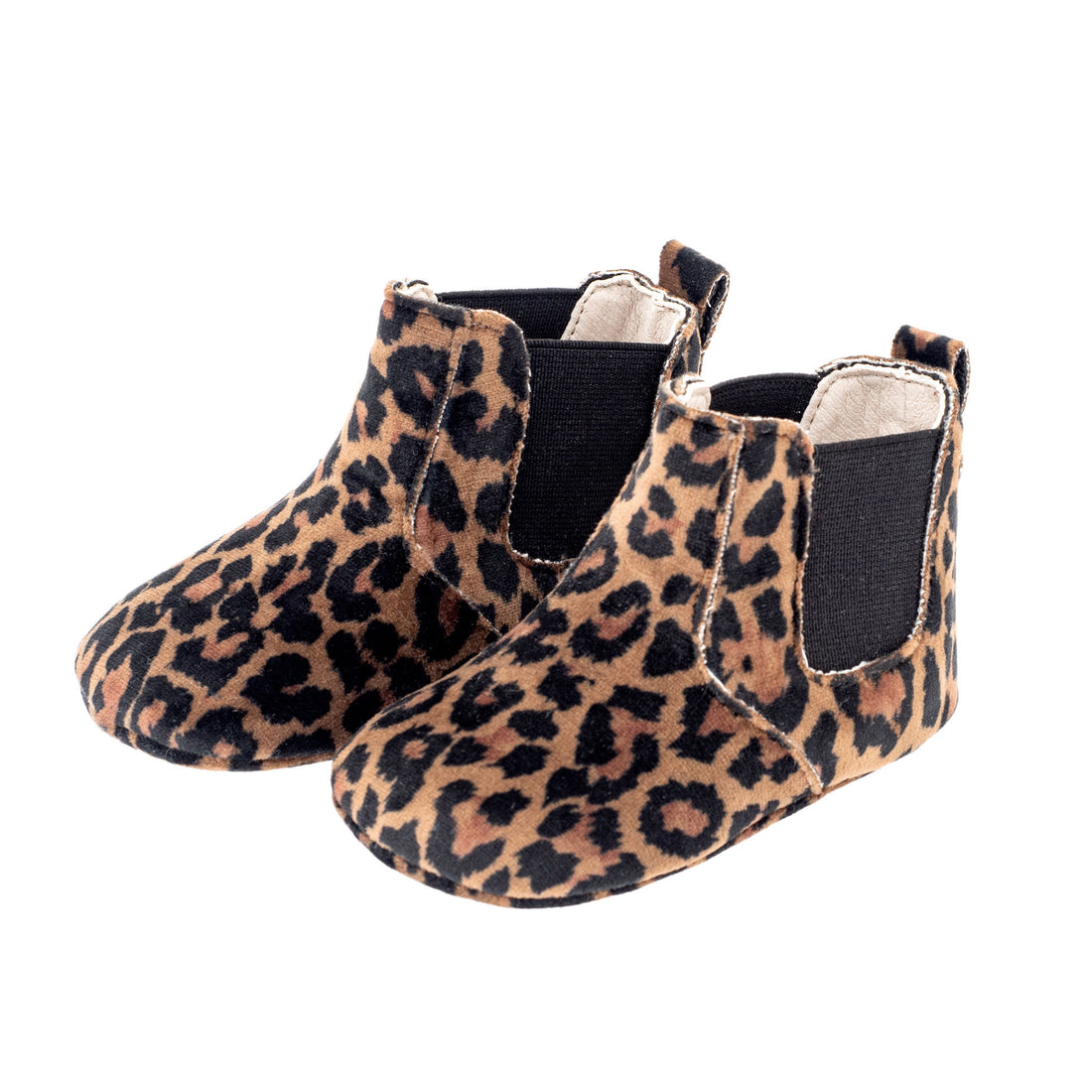 Tocoto Vintage Chelsea Animal Print Baby Booties