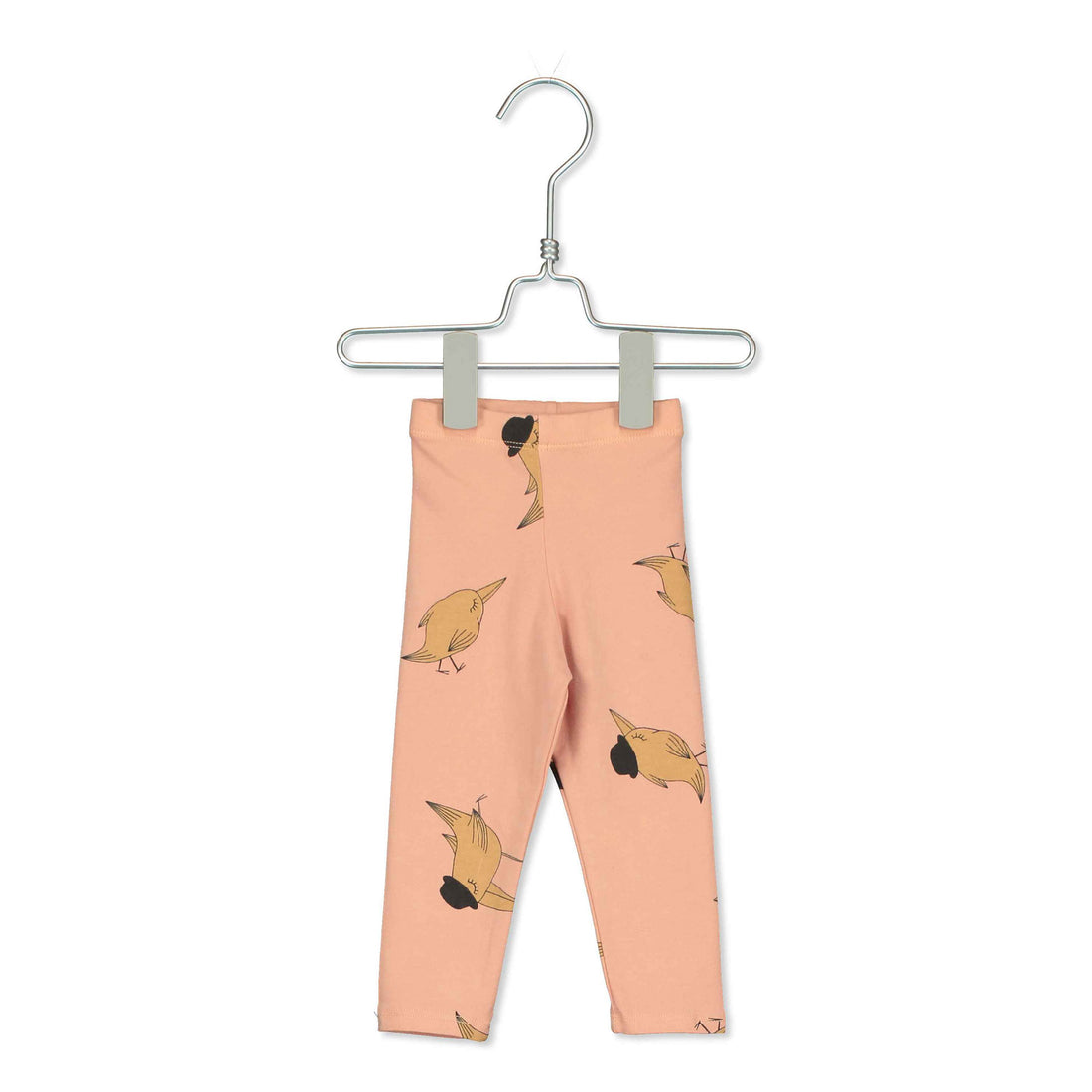 LotieKids Pale Pink Birds Hats Baby Leggings