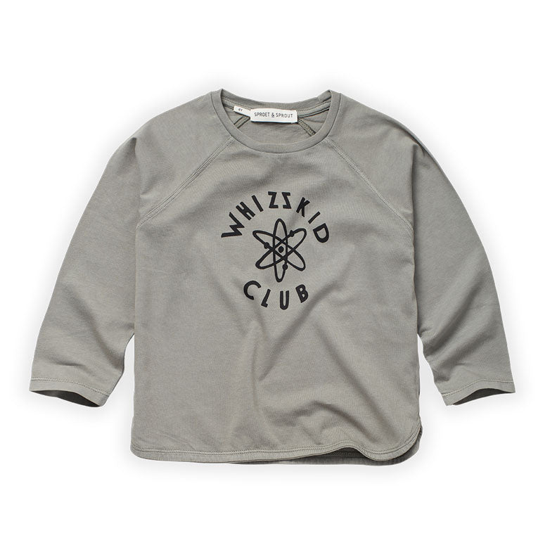 Sproet and Sprout Storm Grey Whizzkid Club Raglan T-Shirt