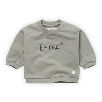Sproet and Sprout Storm Grey E=MC2 Sweatshirt