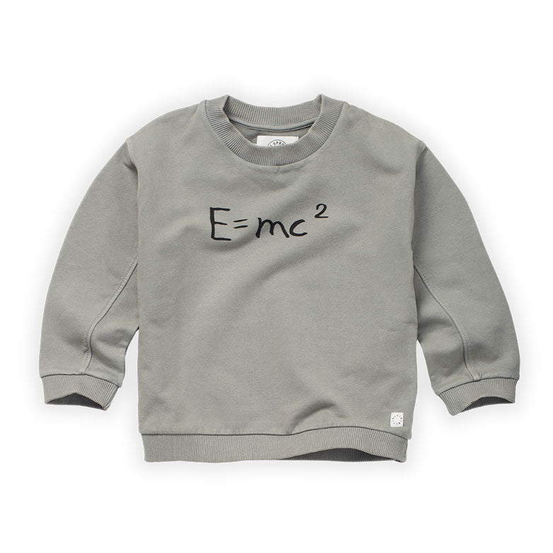 Sproet and Sprout Storm Grey E=MC2 Sweatshirt